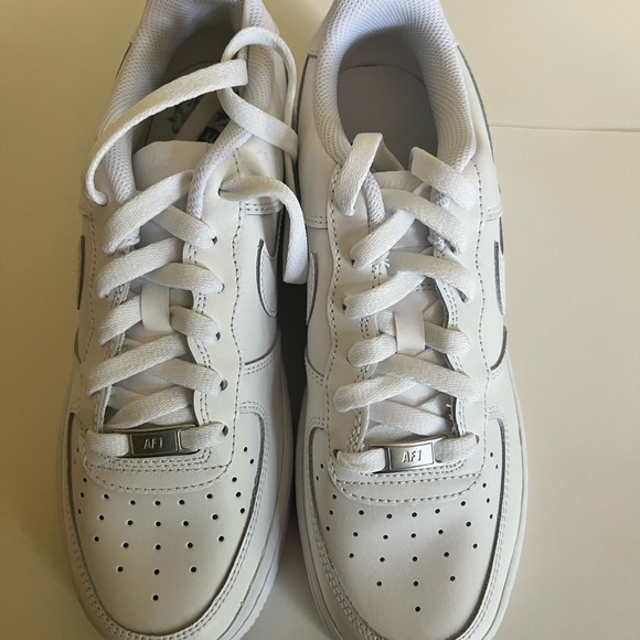Nike Other - Nike AF1 White Low-Top Leather Sneakers